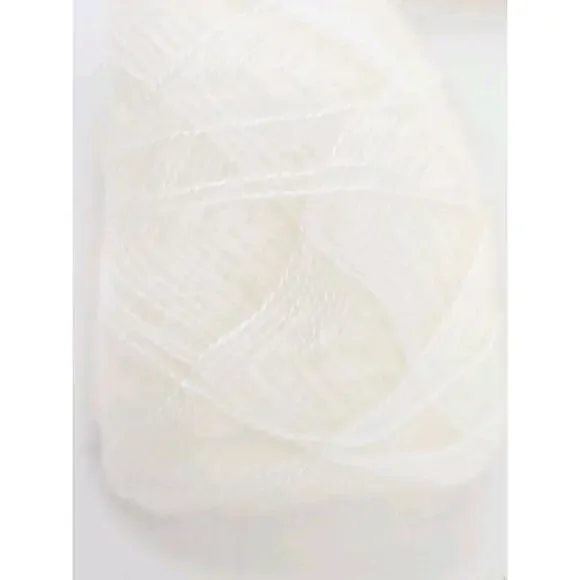 Hamanaka Knitting Mohair Yarn Thread Color #1 Lot E White Lot of 10 U327 - Picture 5 of 9